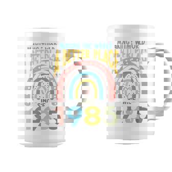 37 Cumpleaños Hacer Del Mundo Un Lugar Mejor Desde 1985 Taza de café - Regaloses