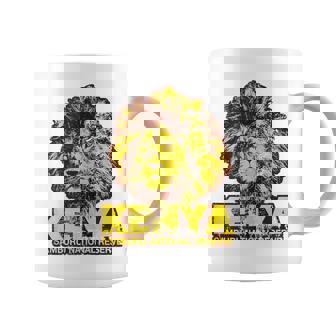 AFRICA Retro Kenya Samburu African Safari Lion Tank Top Graphic Print Coffee Mug - Monsterry