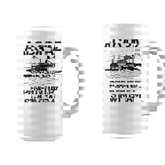 Alcatraz Prison Penitentiary Swim Team Graphic Print Coffee Mug - Monsterry