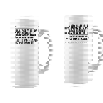 Basically Just Leave Me Alone Saying Vintage Apparel Graphic Print Coffee Mug - Monsterry