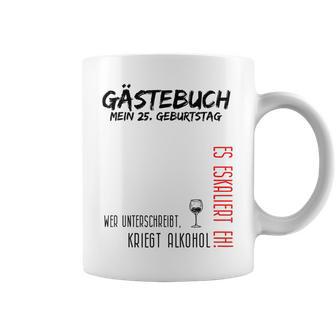 Alte Socke Alte Schachtel 25 Geburtstag Und Das Gästebuch Tassen - Geschenkecke