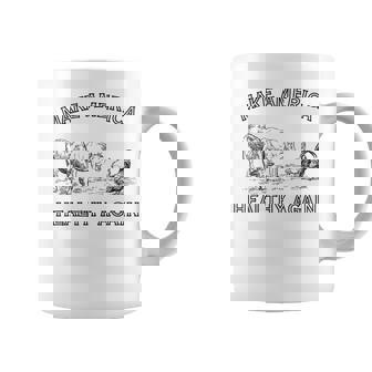 Make America Healthy Again MAHA RFK Farm Crunchy Organic Graphic Print Coffee Mug - Monsterry