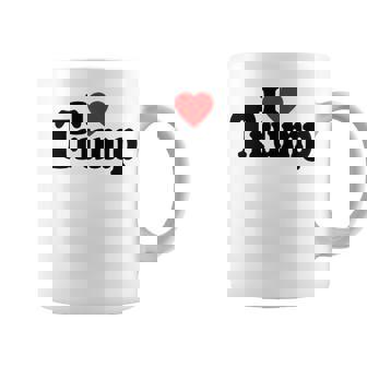 Amo Corazón Donald Trump Djt Taza de café - Regaloses