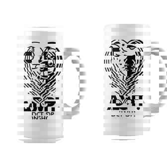 Animal Rescue Adoption For Dog Cat Pet Rescuers Tank Top Graphic Print Coffee Mug - Monsterry