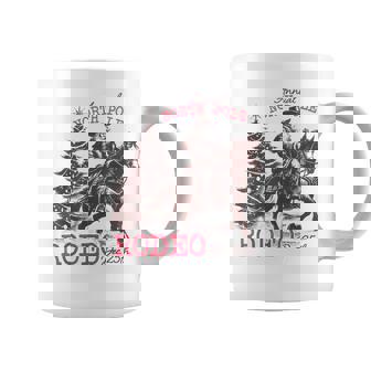 Annual North Pole Rodeo Santa Jingle Horse Christmas Graphic Print Coffee Mug - Monsterry
