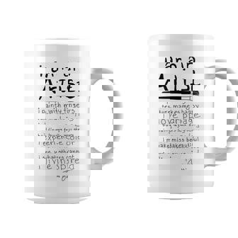 Artist De Regalo Con Texto En Inglés I Am An Artist Artists Lover Taza de café - Regaloses