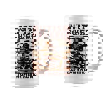 Autism Powered FCk Machine Meme Frog Cowboy Autistic Coffee Mug | Seseable CA