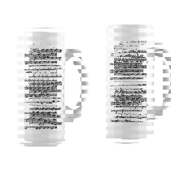 Bachpartita Paraiolín No 3 E-Mayor Preludio Partitura Taza de café - Regaloses