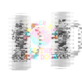 The Back Door Is The Fun Door Dirty Adult Humor Glazed Donut Coffee Mug - Monsterry