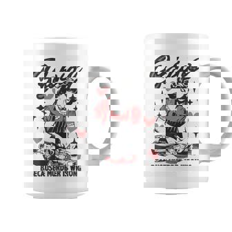 Baking Because Murder Is Wrong Chef Baker Lady Vintage Graphic Print Coffee Mug - Monsterry