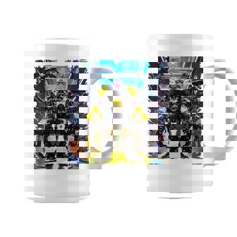 Battlemech Cyberpunk Sci-Fi Mech Warrior Robot Art Graphic Print Coffee Mug - Monsterry