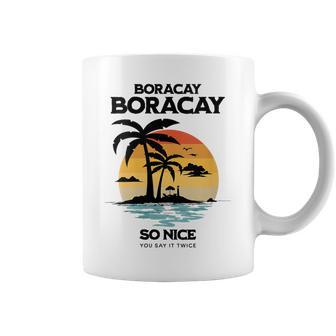 Boracay Visayas Philippines Filipino Pinoy Vacation Graphic Print Coffee Mug - Monsterry