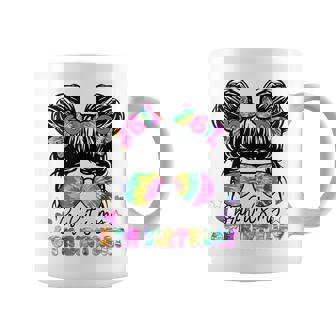 Bruh Its My 6Th Birthday Tie Dye Messy Bun 6 Years Old Girls Coffee Mug | Mazezy