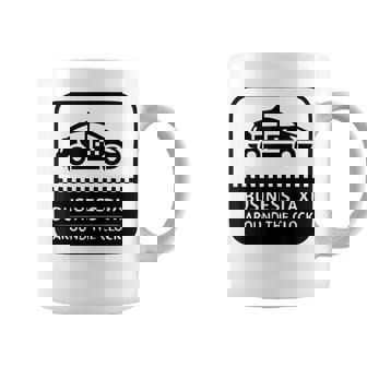 Business Taxi Cab Driver Car Employee Checkered Uniform Graphic Print Coffee Mug - Monsterry