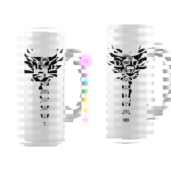 Caduceo Kundalini Serpiente Espiritualidad Budismo Yoga Taza de café - Regaloses