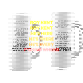 Camisa Roy Kent Él Está En Todas Partes Manga Larga Taza de café - Regaloses