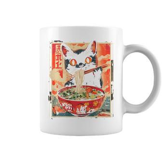 Cat Ramen Noodle Japanese Backprint Tassen - Geschenkecke