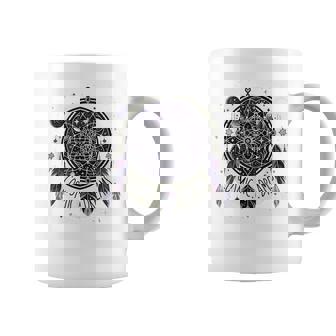 Celestial Dreams Cosmic Dream Catcher With Stars And Moons Graphic Print Coffee Mug - Monsterry