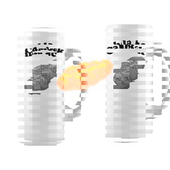 Challah Back Jewish Bread Pun Sarcastic Bakery Humor Tank Top Graphic Print Coffee Mug - Monsterry