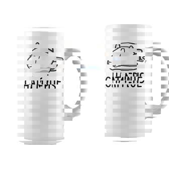 Chat Humour Cadeau Chat M'épuise Tasse - Cadeauxyz