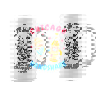 Chicago Illinois Chicago Handshake Chicago Beer Lover Malort Coffee Mug - Monsterry