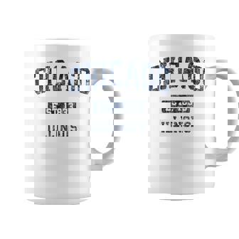 Chicago Illinois Ilintage Athletic Sports Tasse - Cadeauxyz