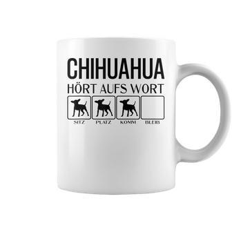 Chihuahua Hört Auf Wort Chihuahua Gray Tassen - Geschenkecke