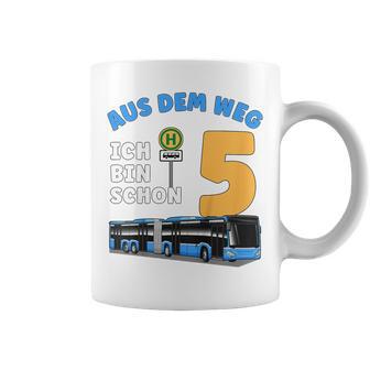 Children's 5 Years Boy Little Bus Driver 5Th Birthday Bus Articulated Bus Tassen - Geschenkecke