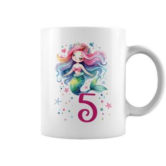 Children's Birthday 5 Mermaid Girls Five 5 Years Old Tassen - Geschenkecke