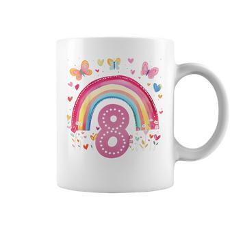 Children's Birthday 8 Girls Rainbow Fairy Eight 8 Years Tassen - Geschenkecke