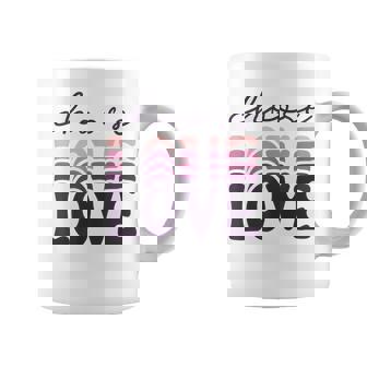 Choose Love Quote Inspirational Quote Peace Kindness Pride Graphic Print Coffee Mug - Monsterry