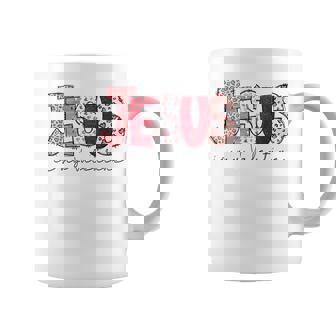 Christian Valentine Day Jesus Religious Valentine Girl Coffee Mug - Seseable