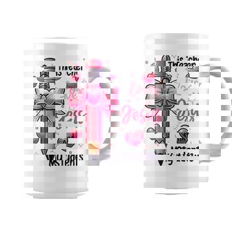 Christian Valentine This Teacher Loves Jesus And My Students Coffee Mug - Thegiftio UK