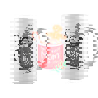 Christmas Matching Family Cocoa Mug With Candy Cane MOM Graphic Print Coffee Mug - Monsterry