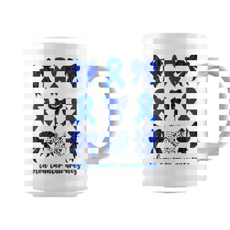 Colon Cancer Awareness Month For Colorectal Cancer Bow Coffee Mug - Monsterry
