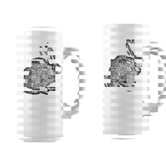 Cool Vintage Country Farm Animal Rabbit Hare Bunny Graphic Print Coffee Mug - Monsterry