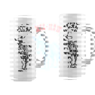 Cowboy Donkey Hee-Haw Ready For Rodeo Graphic Print Coffee Mug - Monsterry
