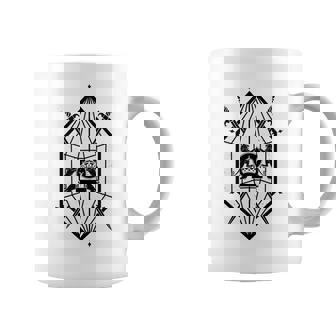 Crown The Empire Sacred Geometry Gothic Symbols Graphic Print Coffee Mug - Monsterry