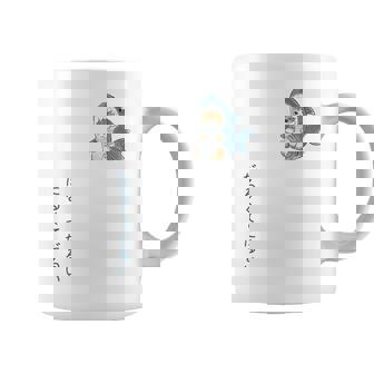 Cute Cat In a Shark Costume Tired & Sluggish Japanese Text Graphic Print Coffee Mug - Monsterry