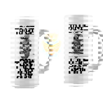 Too Cute To Give Hoot Pour Homme Motif Hibou Tasse - Cadeauxyz