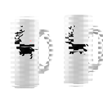 Dachshund Christmas Reindeer Wiener Dog Family Mom Dad Coffee Mug - Thegiftio