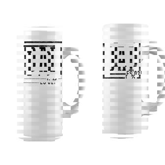 Dad 2025 Dad To Be New Dad Sleek Framed Coffee Mug - Thegiftio
