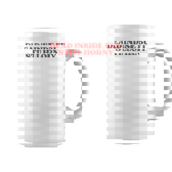 Dead Inside But Still Horny Y2k Aesthetic Taza de café - Regaloses
