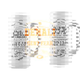 Denali Not Mckinley National Park 1917 Deny Fear Retro Coffee Mug - Monsterry