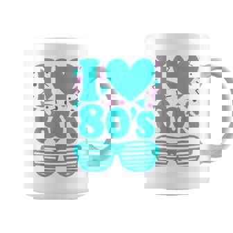 Disfraz De Fiesta Retro De Los Años 80 I Love The 80 Taza de café - Regaloses