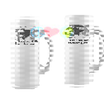 Divertido Día De La Tierra Paz Amor Tierra Abril 22 Para Niños Niñas Niño Taza de café - Regaloses