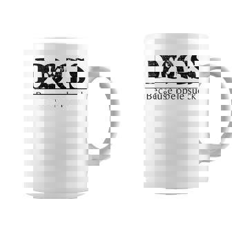 Dogs Because People Suck Broma Paw Print Taza de café - Regaloses
