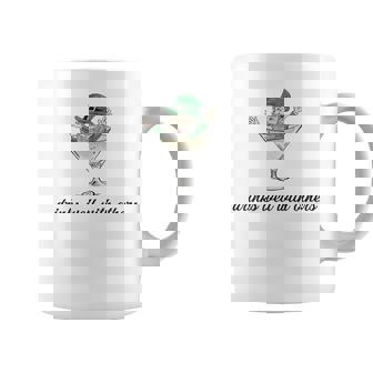 Drinks Well With Others Leprechaun Martini Cocktail Coffee Mug | Mazezy