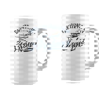 Easily Distracted By Airplanes Plane Lover Vintage Aviation Coffee Mug | Seseable UK