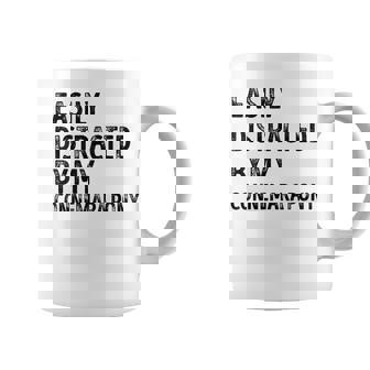 Easily Distracted By My Connemara Pony Graphic Print Coffee Mug - Monsterry
